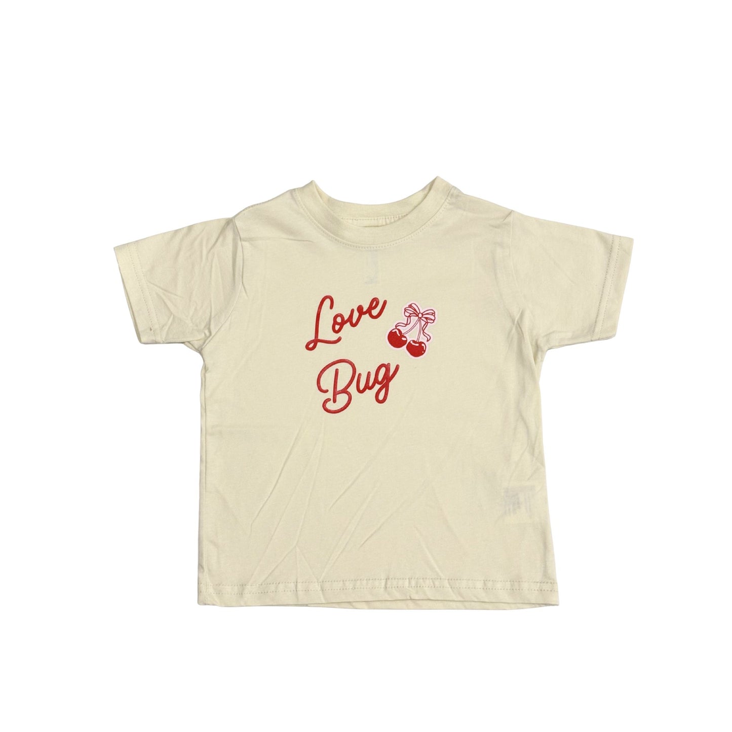 Love Bug Premium Cotton Tee Beige